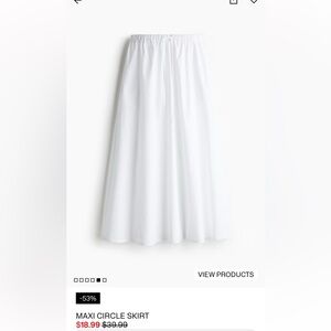 H&M Maxi Circle Skirt - L NWT